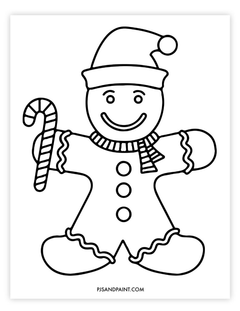 5 Free Printable Christmas Coloring Pages For Kids - Pjs And Paint in Xmas Coloring Pages Free Printable