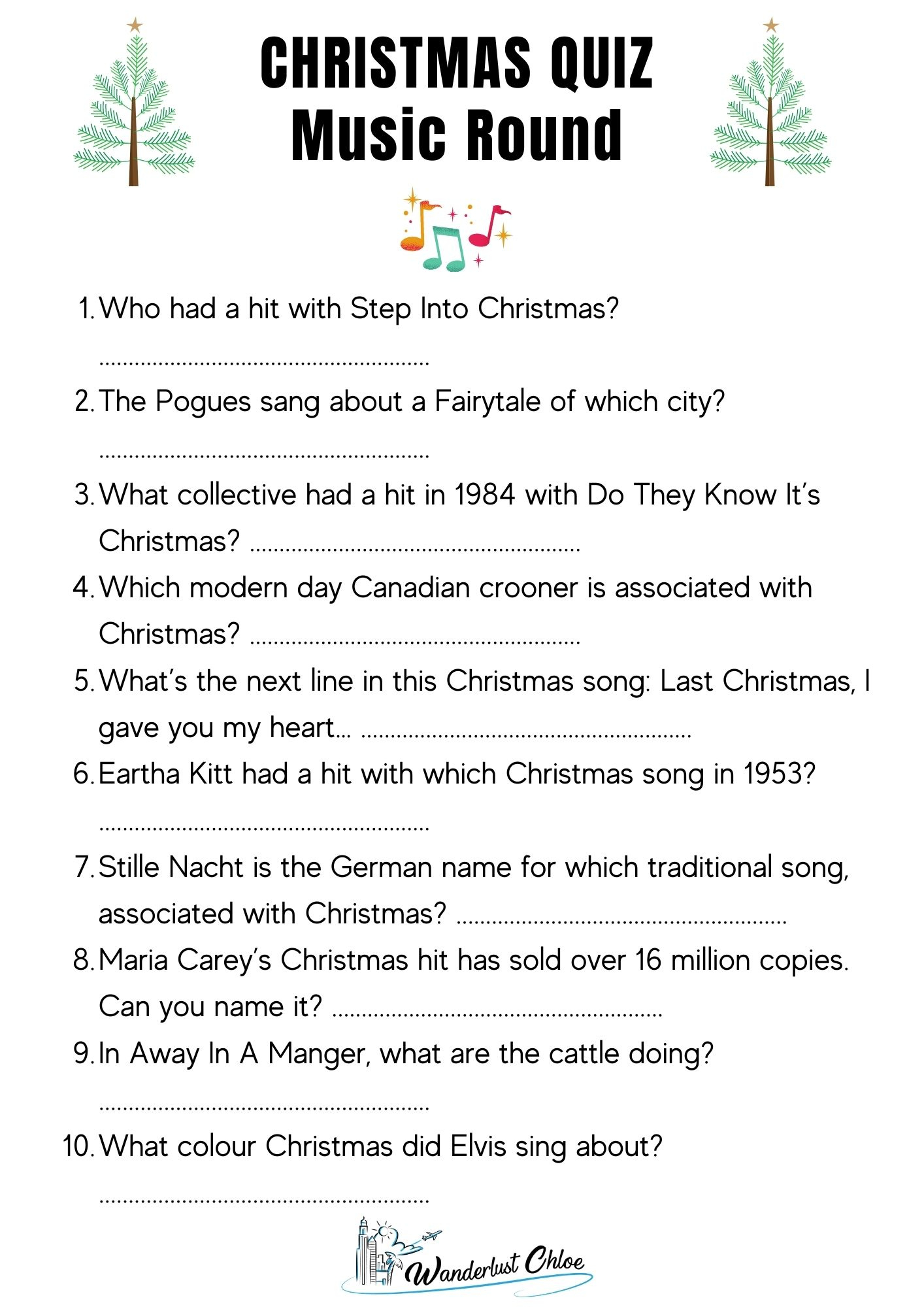 50 Christmas Quiz Questions + Printable Picture Rounds: 2025 inside Free Christmas Picture Quiz Questions and Answers Printable