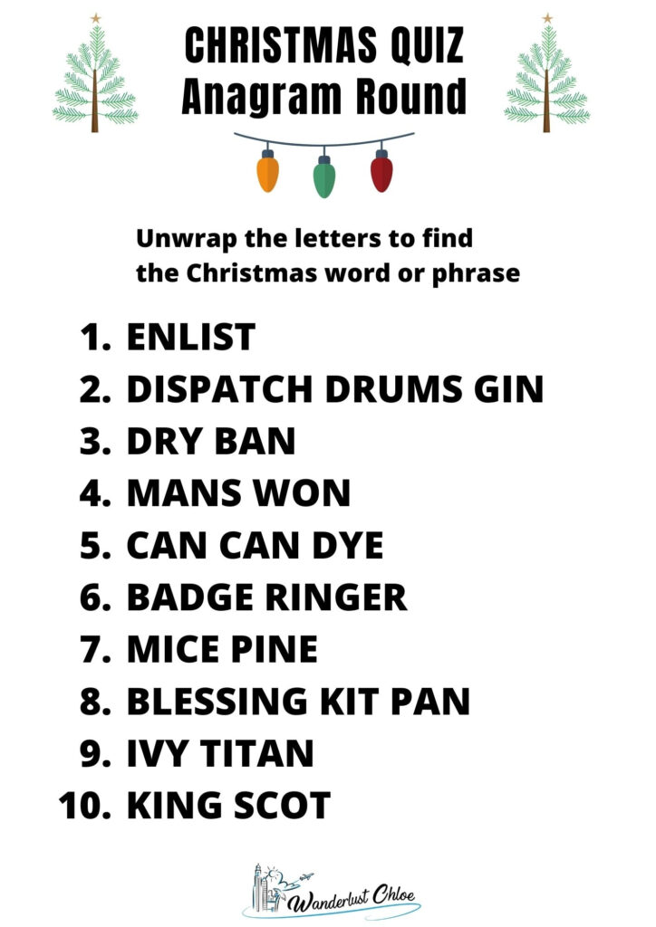 50 Christmas Quiz Questions + Printable Picture Rounds: 2025 Intended For Free Christmas Picture Quiz Questions And Answers Printable