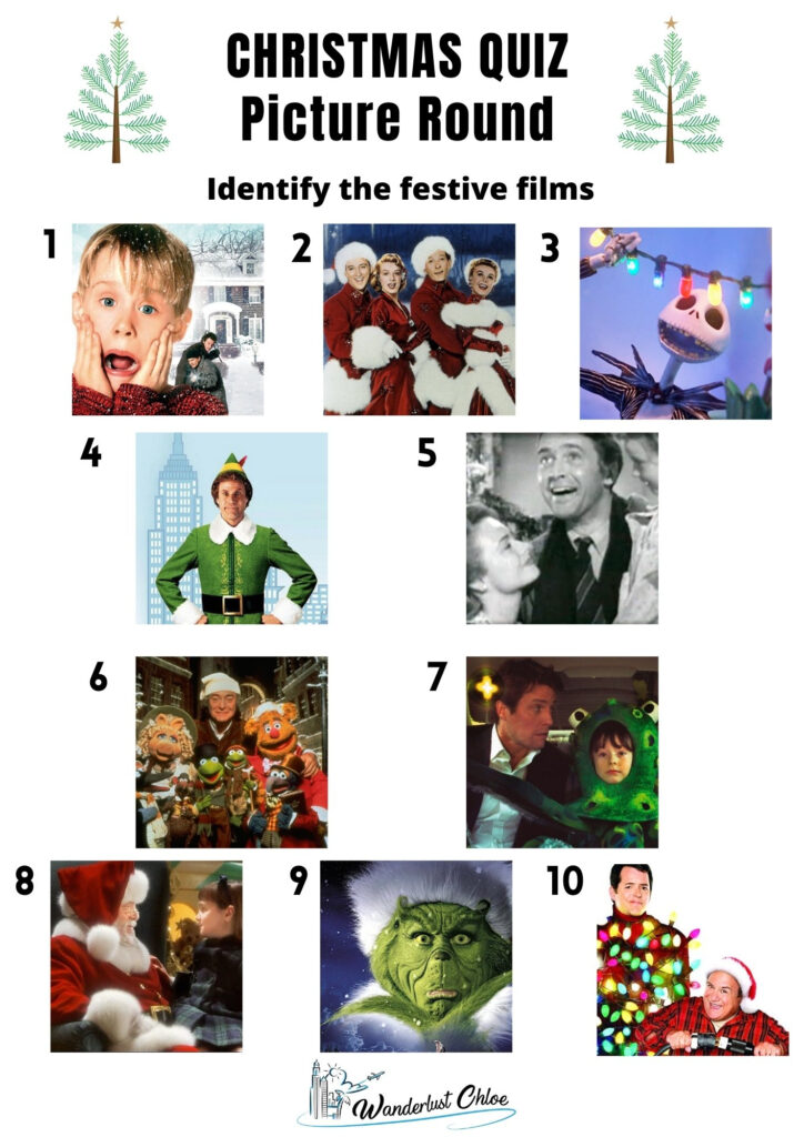 50 Christmas Quiz Questions + Printable Picture Rounds: 2025 Intended For Free Christmas Picture Quiz Questions And Answers Printable