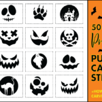 50 Easy Pumpkin Carving Stencils + The Ultimate Guide To Pumpkin With Regard To Small Pumpkin Stencils Free Printable