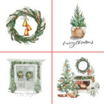 50 Festive Free Christmas Printables For Your Home Regarding Free Printable Christmas Art