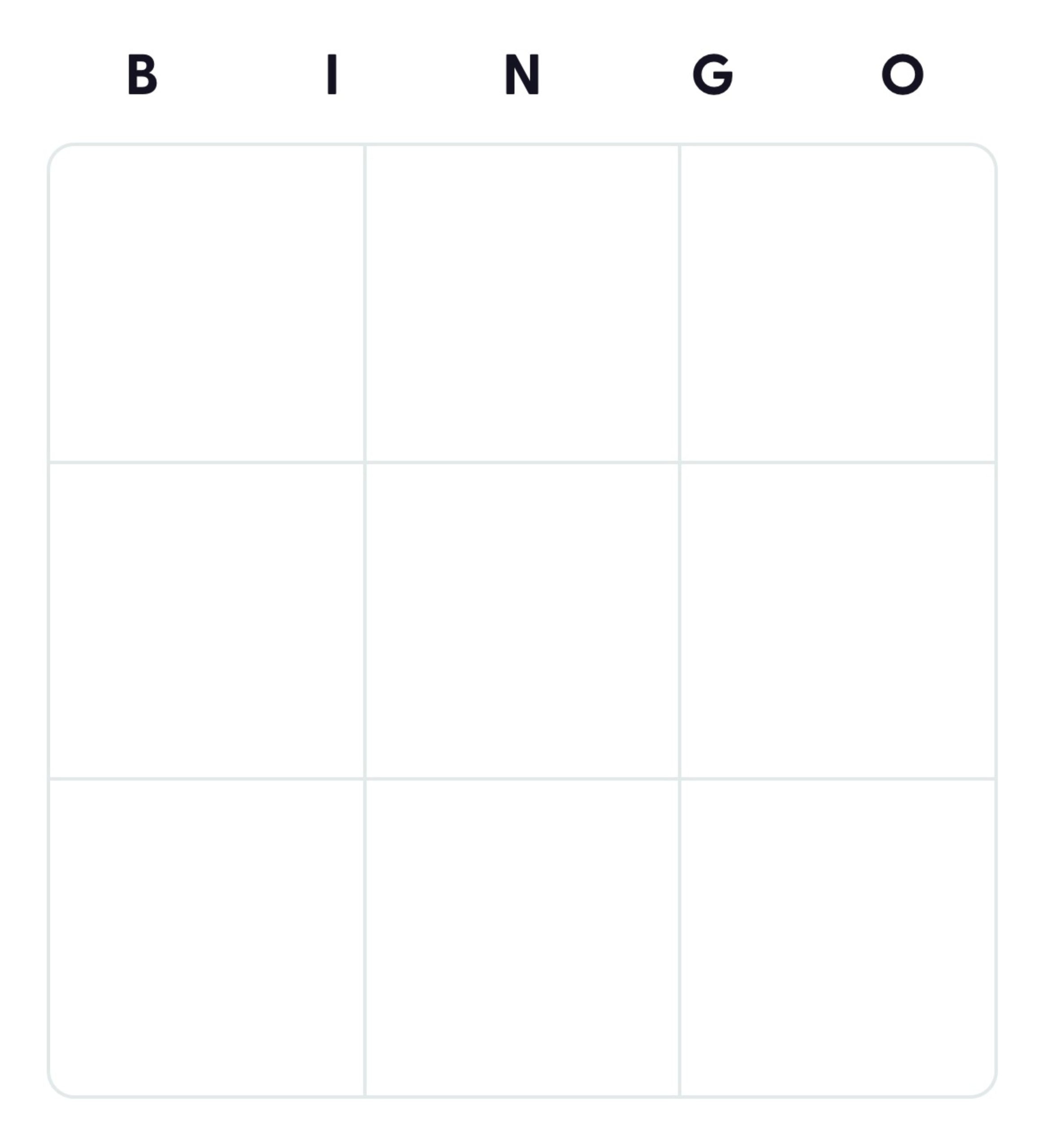50+ Free Printable Blank Bingo Card Templates - Bingo Card Creator in Free Printable Blank Bingo Cards