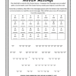 50+ Free Printable Crack The Code Worksheet For Students Throughout Crack The Code Worksheets Printable Free