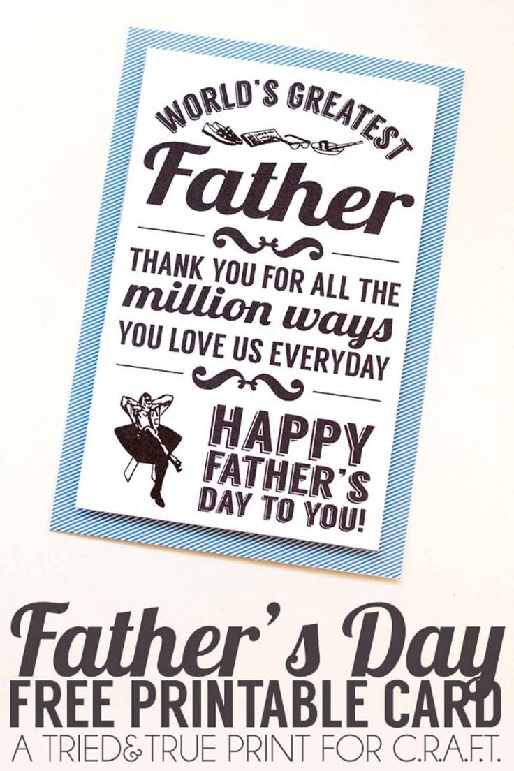 50 Free Printable Father&amp;#039;S Day Cards That Are Totally Thoughtful pertaining to Free Printable Father&amp;#039;S Day Card From Wife To Husband