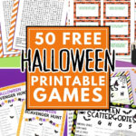 50 Free Printable Halloween Games   Pineapple Paper Co. Within Free Printable Halloween Games For Kids