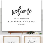 50+ Free Wedding Sign Printables Inside Free Printable Wedding Signs