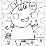50 Peppa Pig Coloring Pages (Free Pdf Printables) Pertaining To Peppa Pig Character Free Printable Images