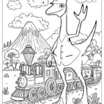 500 Dinosaur Coloring Pages (Free Pdf To Print) | Woo Coloring With Regard To Free Printable Dinosaur Coloring Pages