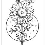52 Flower Coloring Pages (Easy Free Printable Pdfs For Kids) Inside Free Printable Flower Coloring Pages For Adults