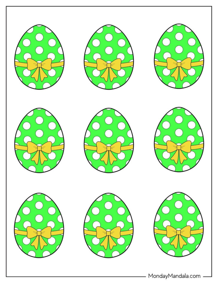 Easter Egg Template Free Printable