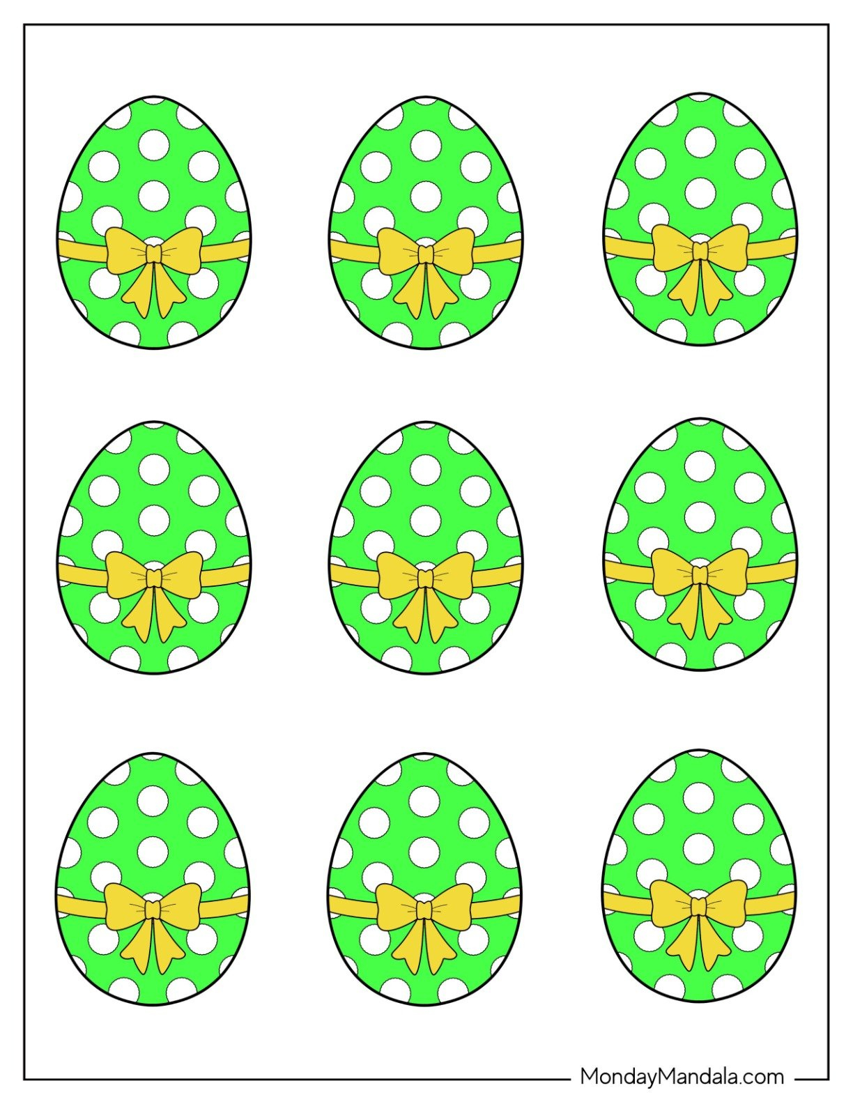 58 Easter Egg Templates (Free Pdf Printables) for Easter Egg Template Free Printable