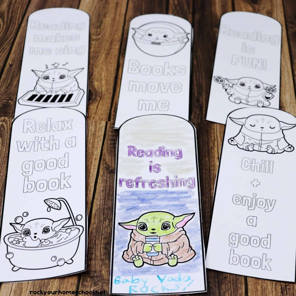 6 Free Baby Yoda Coloring Bookmarks For Reading Fun Rock Your For Free Printable Baby Bookmarks 6 Free Baby Yoda Coloring Bookmarks For Reading Fun Rock Your For Free Printable Baby Bookmarks
