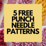 6 Free Printable Punch Needle Patterns Throughout Free Printable Punch Needle Patterns