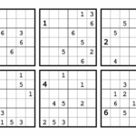 6 X 6 Sudoku   7 Free Pdf Printables | Printablee   Worksheets Library Throughout Free Printable Sudoku 6 Per Page