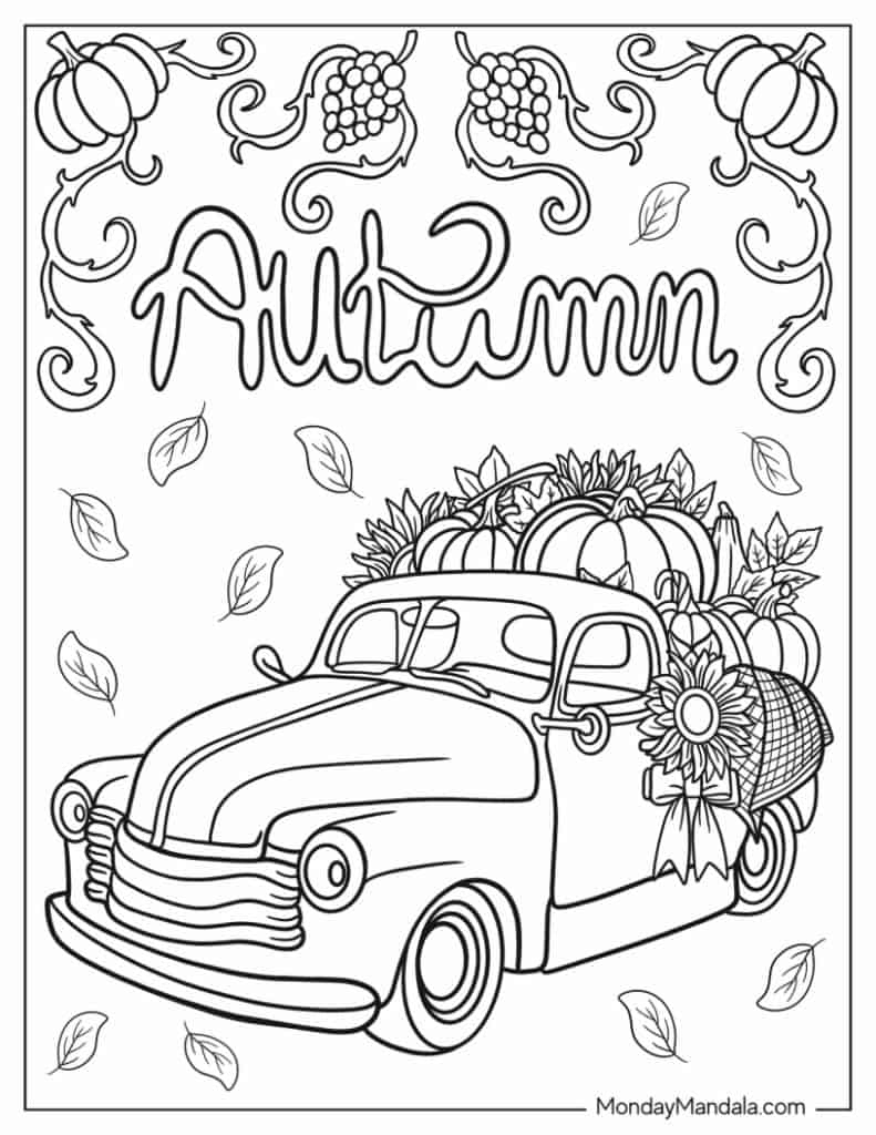 68 Autumn & Fall Coloring Pages (Free Pdf Printables) Within Free Printable Fall Harvest Coloring Pages 68 Autumn & Fall Coloring Pages (Free Pdf Printables) Within Free Printable Fall Harvest Coloring Pages