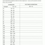 6Th Grade Distributive Property Worksheets Regarding Free Printable Distributive Property Worksheets