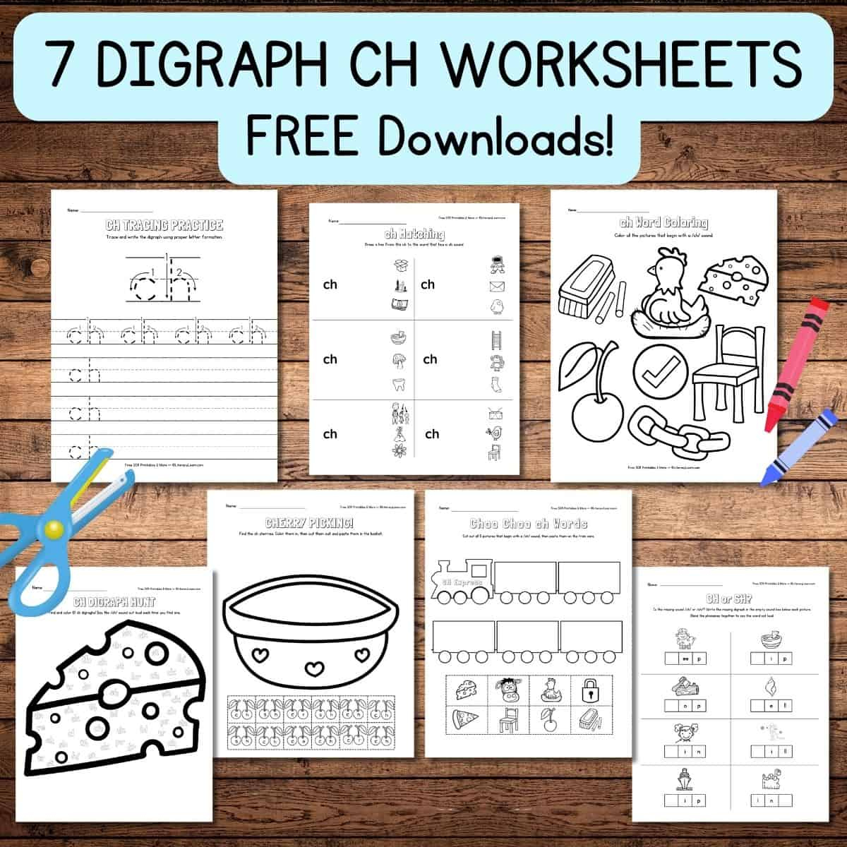 7 Free Ch Worksheets For Digraph Learning - Literacy Learn with Free Printable Ch Digraph Worksheets
