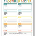 7 Free Printable Password Keeper Printables To Download Instantly Inside Free Printable Password Keeper