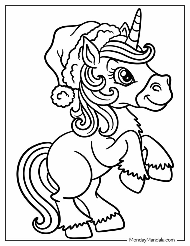 Free Printable Unicorn Coloring Pages