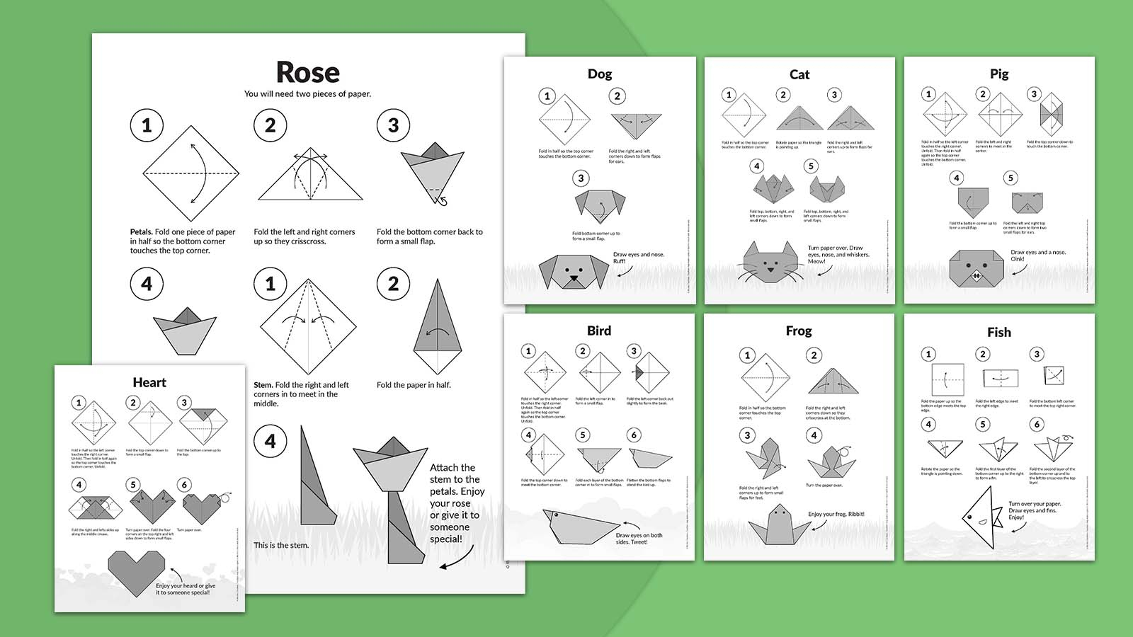 8 Easy Origami Projects For Kids (Free Printable Instructions) intended for Free Easy Origami Instructions Printable