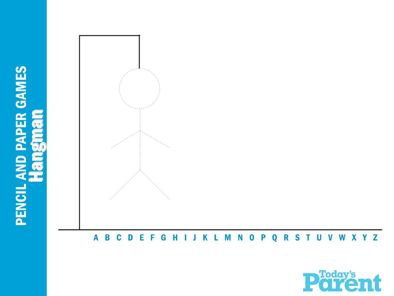 8 Fun Pencil And Paper Games For Kids (+ Printables!) - Today'S Parent with regard to Free Printable Hangman Game