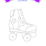 8 Skate Cut Outs Ideas | Skate Party, Roller Skating Party, Roller Pertaining To Free Printable Roller Skate Template