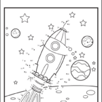 8 Space Dot To Dot Coloring Pages   Tree Valley Academy With Free Printable Dot To Dot