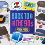 90S Printable Photo Booth Props   90S Style Photobooth Props   37 Pertaining To Printable 90S Props Free