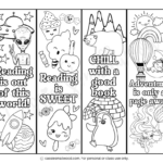 92 Cute Free Printable Bookmarks   Cassie Smallwood Within Free Printable Bookmarks To Color