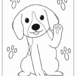 97 Dog Coloring Pages (Free Pdf Printables) Within Free Printable Dog Coloring Pages