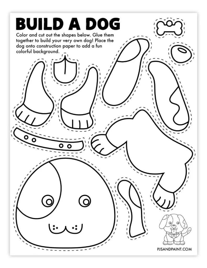 97 Free Printable &amp;quot;Build Your Own&amp;quot; Crafts - Pjs And Paint with Printable Paper Crafts Free