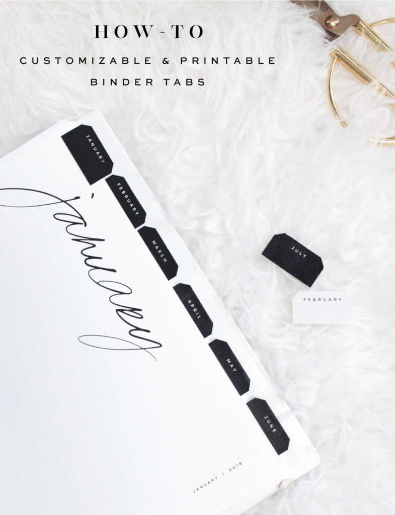 A Customizable And Free Printable Binder Tabs Tutorial Pertaining To Free Printable Tabs For Binders A Customizable And Free Printable Binder Tabs Tutorial Pertaining To Free Printable Tabs For Binders