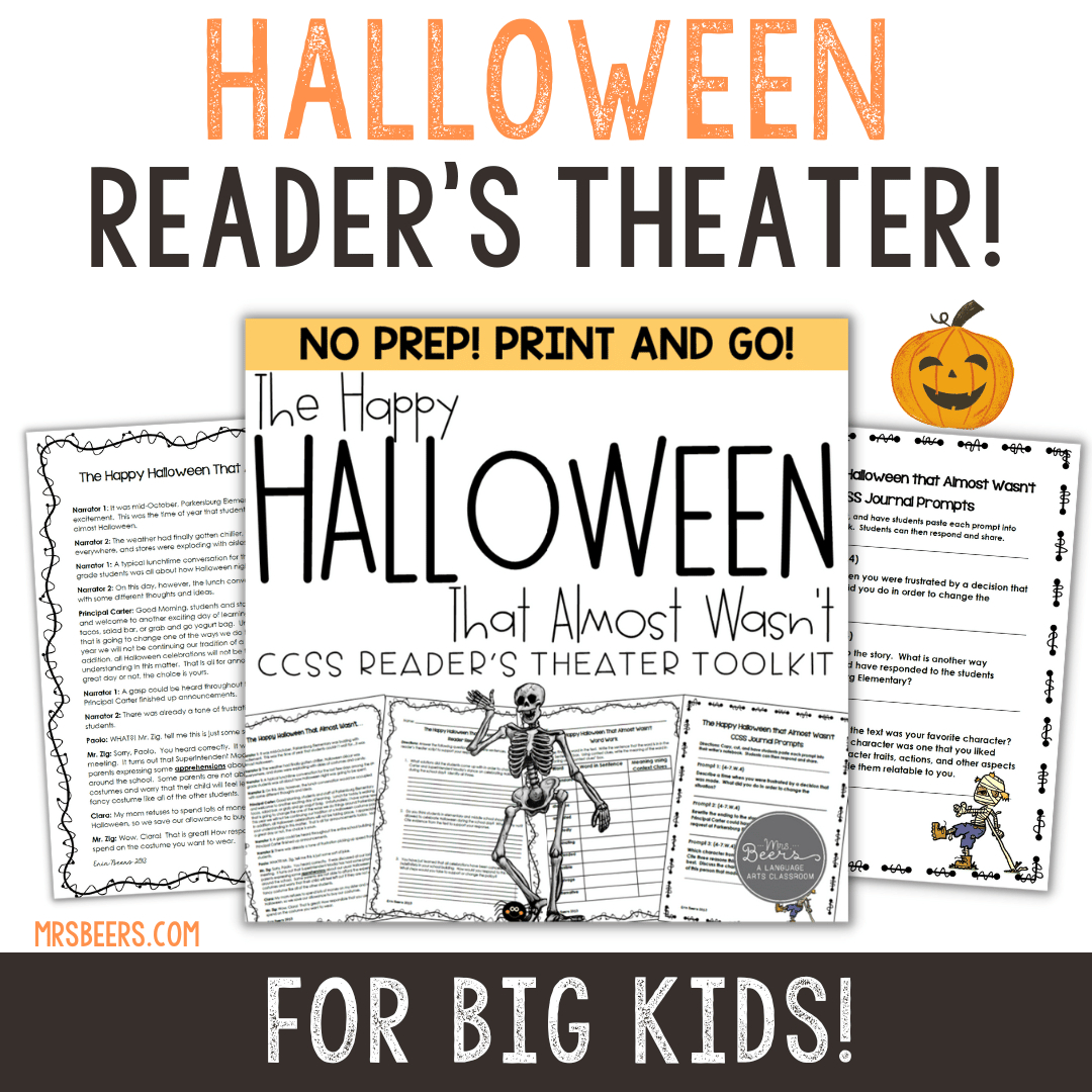 A Fun Halloween Reader&amp;</p>
<h2>039;S Theater Script For Middle School Ela! with Free Printable Halloween Play Scripts