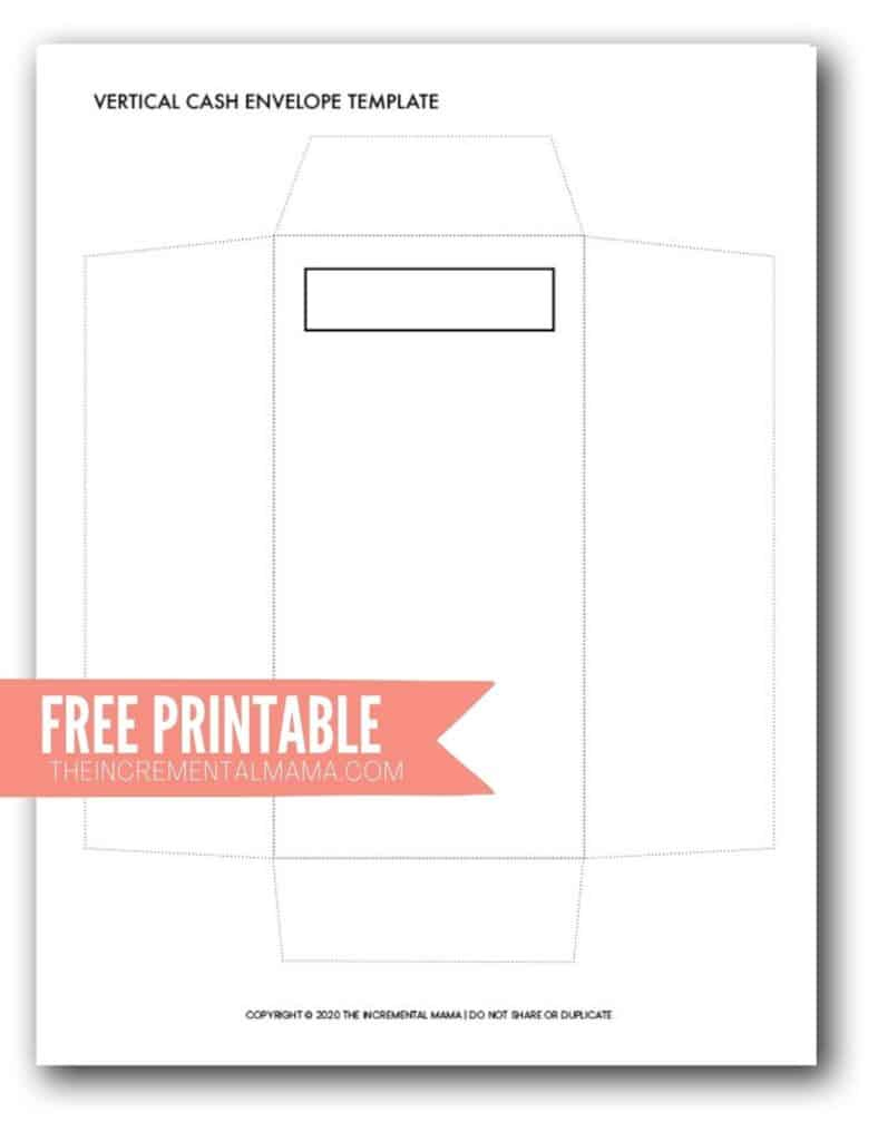 A Simple Cash Envelope System Template - Free Printable inside Free Printable Money Envelopes