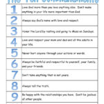 A True Catholic Version Of The Ten Commandments, For Kids Intended For Free Catholic Ten Commandments Printable