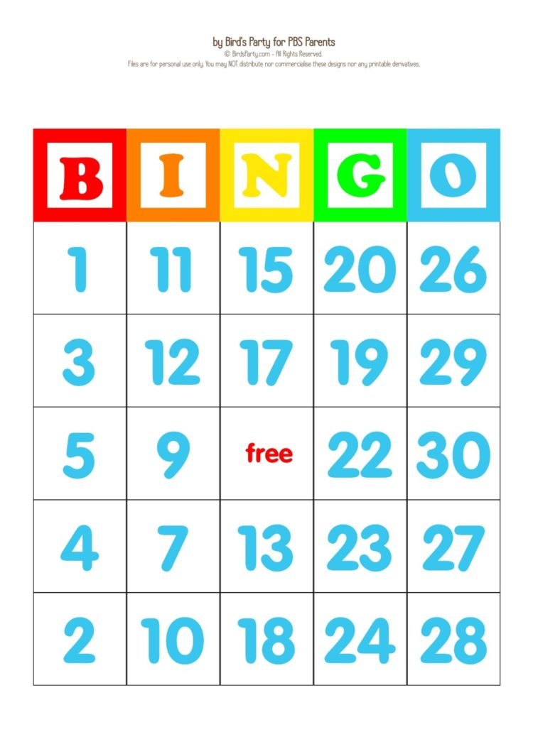 Abcs &amp; 123S Bingo Cards | Kids Coloring Pages | Pbs Kids For Parents for Free Printable Bingo Cards with Numbers