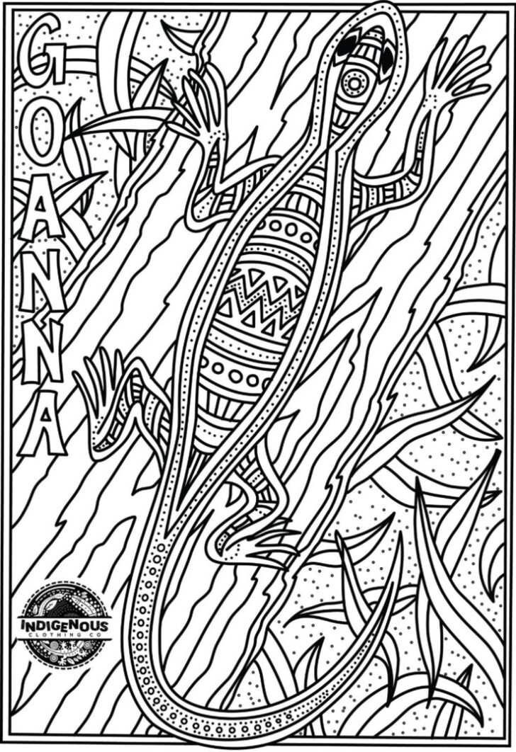 Free Printable Aboriginal Colouring Pages