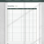 Accounting Ledger Printable Template (2820309) For Free Printable Accounting Ledger