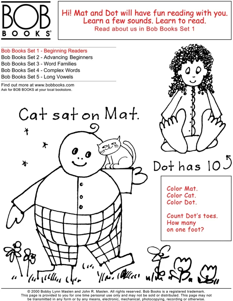 Activities | Bob Books inside Free Printable Stories For Preschoolers