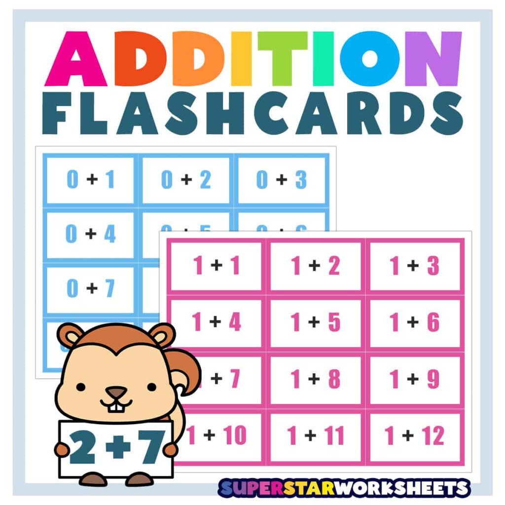 Addition Flashcards Superstar Worksheets With Free Printable Math Flashcards Addition Addition Flashcards Superstar Worksheets With Free Printable Math Flashcards Addition