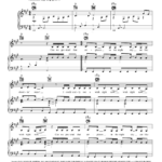 Airplanes Sheet Music For Voice, Piano Or Guitar (Pdf) For Airplanes Piano Sheet Music Free Printable