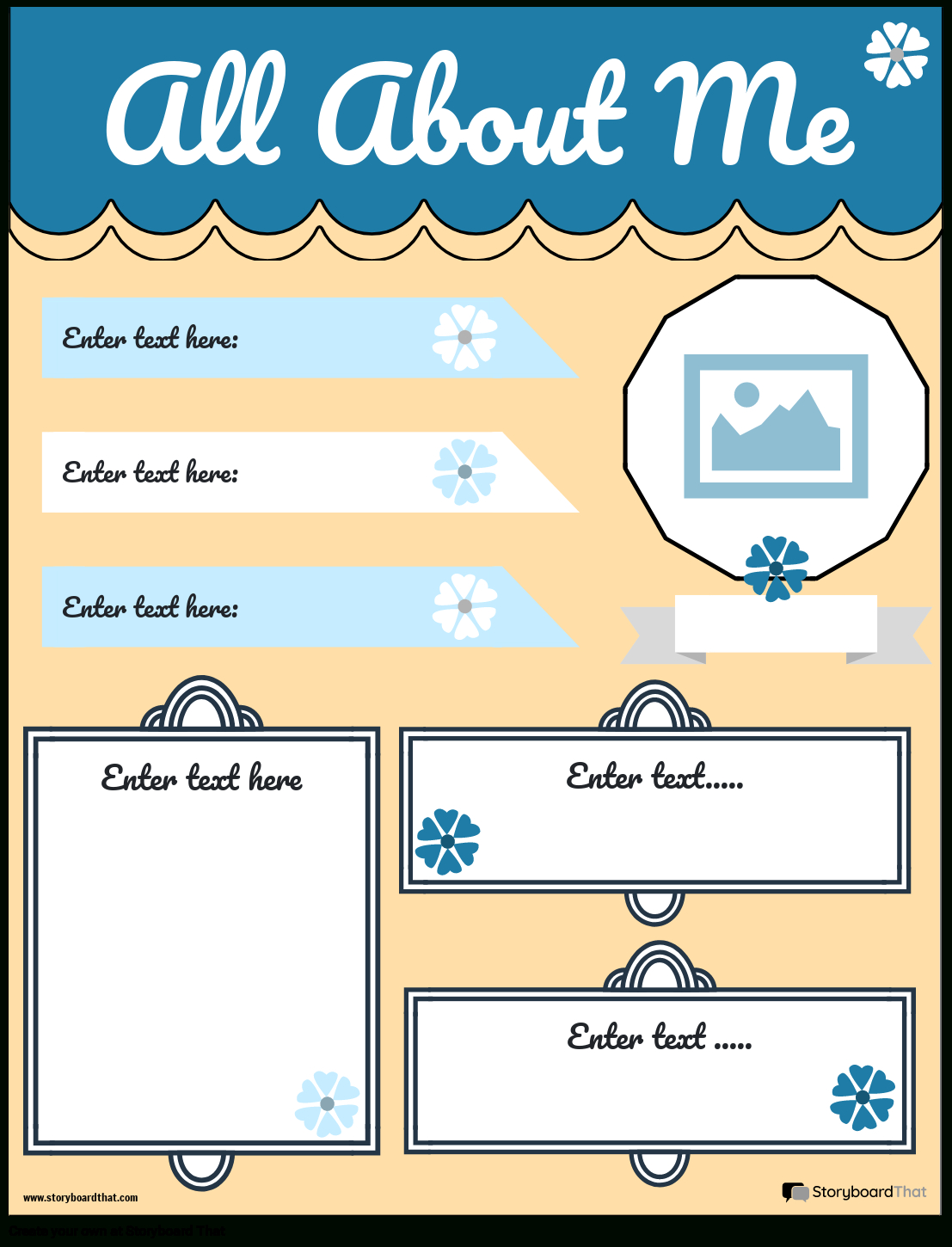 All About Me Posters: Free Storyboard That Templates (2025) inside Free Printable All About Me Poster