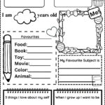 All About Me Worksheet Free Inside All About Me Free Printable