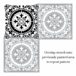 Alonso Moroccan Deco Stencil   Stencil Boutique With Free Printable Moroccan Wall Stencils