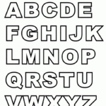 Alphabet Capital Letters Coloring Page   A Free English Coloring Intended For Free Printable Alphabet Letters Coloring Pages