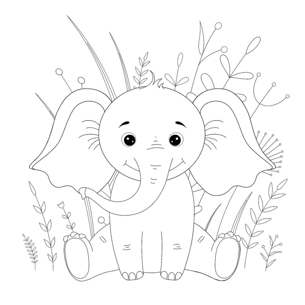 Amazing Elephants Coloring Pages: Fun & Free Printable Elephant Inside Free Printable Elephant Pictures Amazing Elephants Coloring Pages: Fun & Free Printable Elephant Inside Free Printable Elephant Pictures