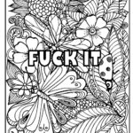 Amazing Swear Word Coloring Page   Download, Print Or Color Online Pertaining To Free Printable Swear Word Coloring Pages