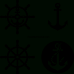 Anchor & Rudder Symbol Meanings: Free Vector Templates With Regard To Free Printable Anchor Template
