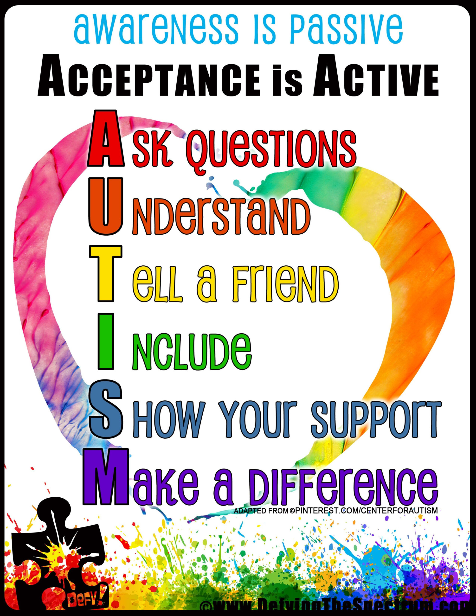 Autism Awareness Printables - Printable Party Favors with Free Printable Autism Awareness Posters